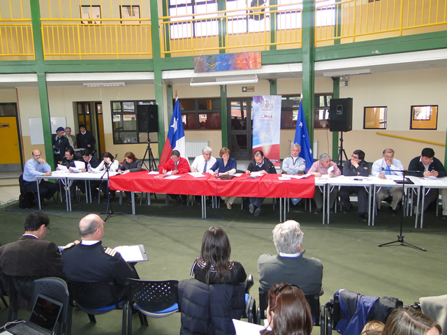 Consejo Regional en Puerto williams